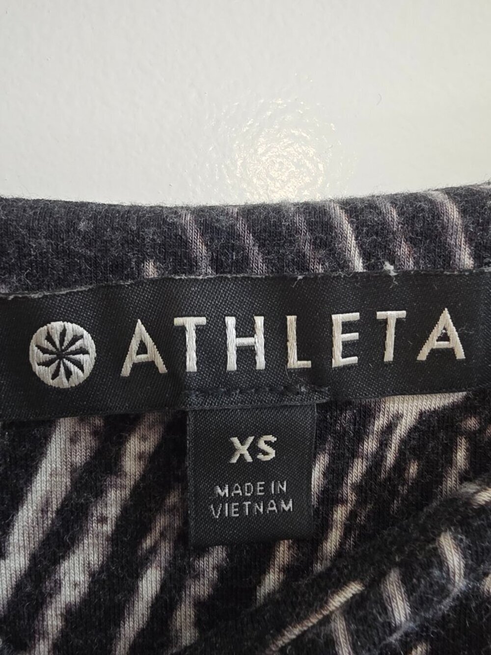 Athleta Santorini Printed High Neck Dress - Etched Leaves Black - Picture 5 of 7
